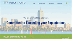 Desktop Screenshot of melicklaw.com